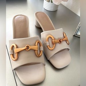 New Coutgo Women's Sandals, Round Heel